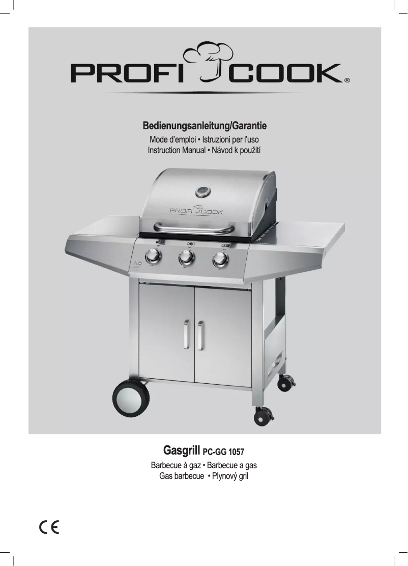 Image de la première page du manuel de l'appareil PC-GG 1057