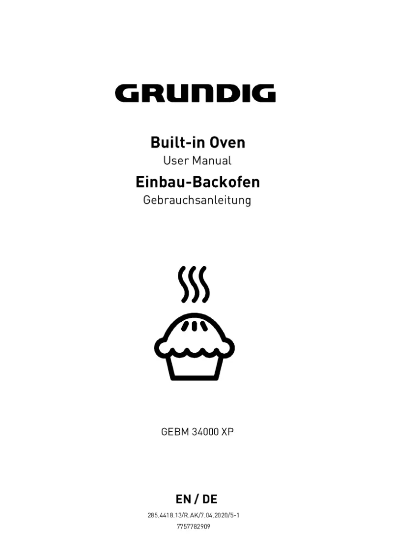 Page 1 de la notice Manuel utilisateur Grundig GEBM34000XP