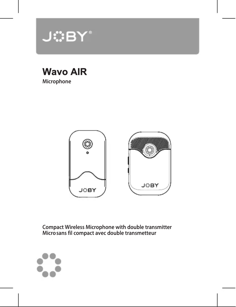 Page n°1 - Manuel utilisateur Joby Wavo AIR