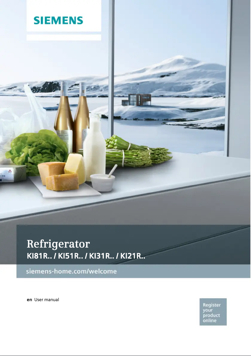 Page n°1 - Manuel utilisateur Siemens KI21RVF30G