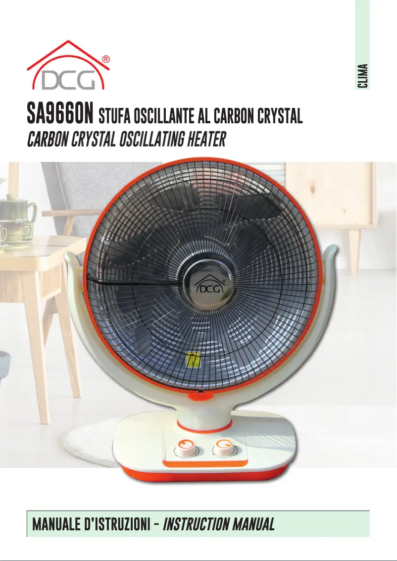 Page 1 de la notice Manuel utilisateur DCG SA9660N