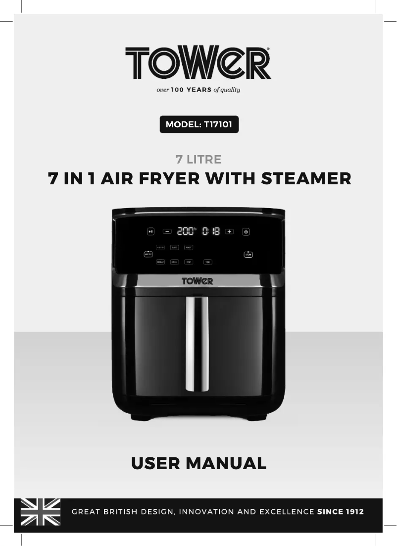 Page 1 de la notice Manuel utilisateur Tower VORTX T17101