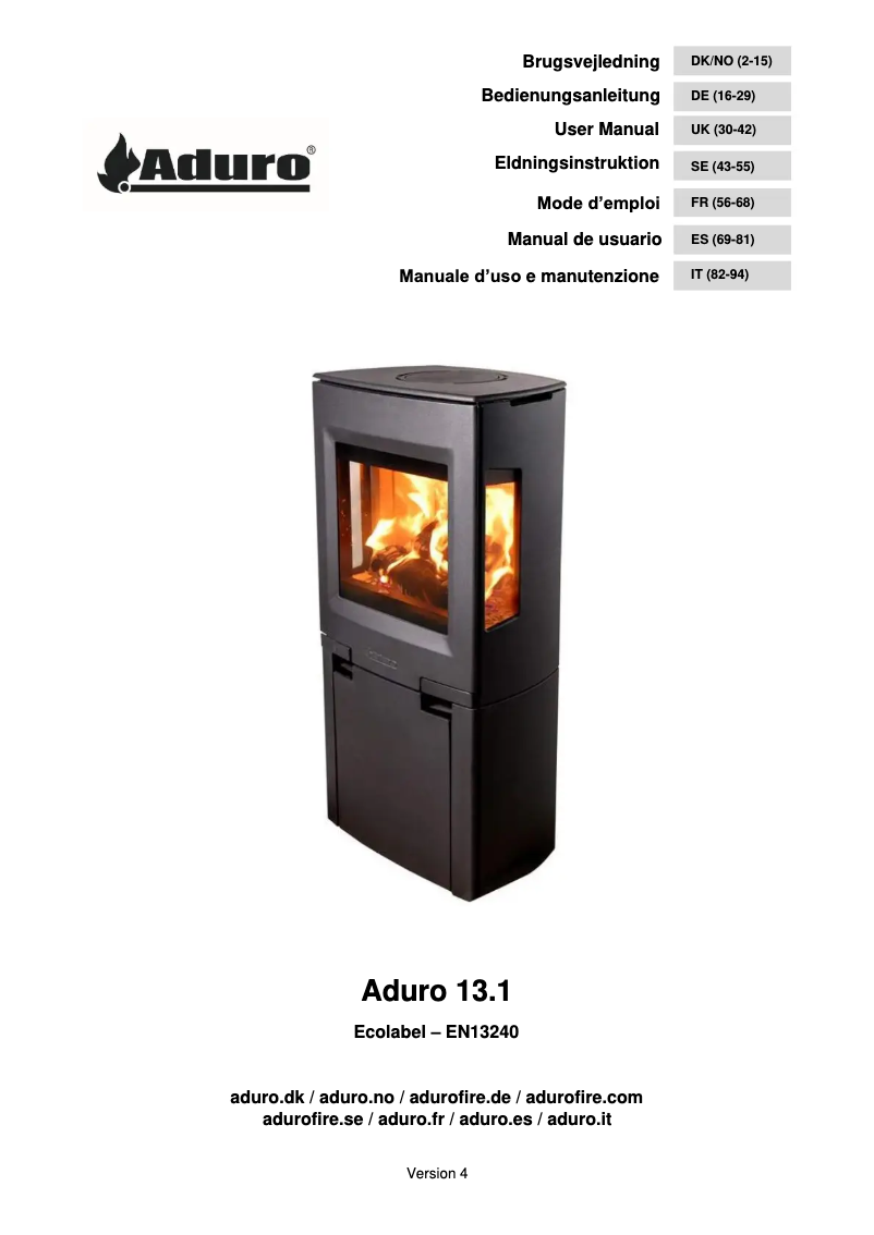 Image de la première page du manuel de l'appareil 13.1