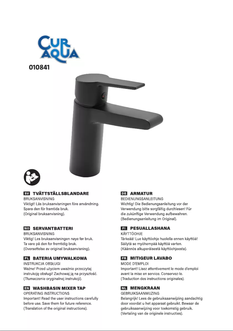 Imagen de la primera página del manual del dispositivo 010841