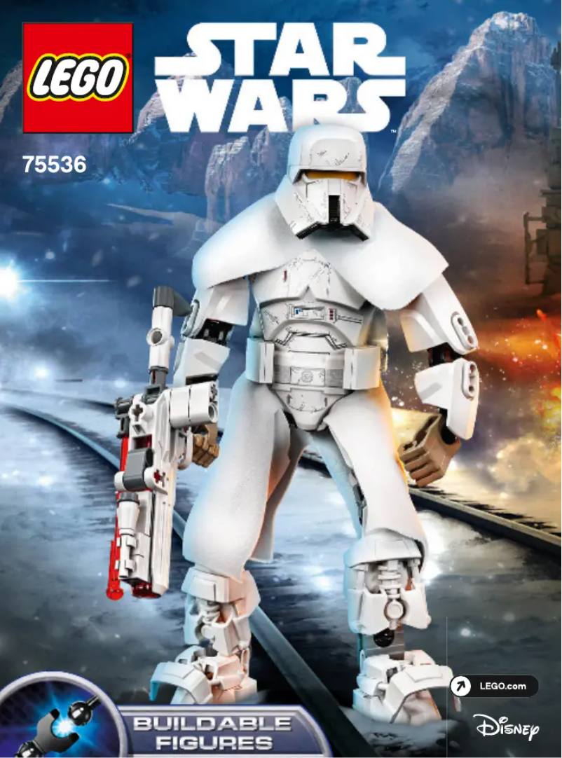 Page 1 de la notice Manuel utilisateur Lego Star Wars 75536