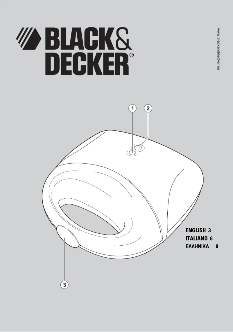Page 1 de la notice Manuel utilisateur Black & Decker TS65
