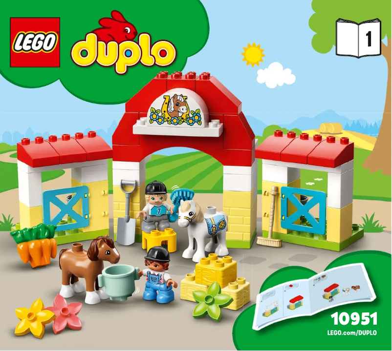 Page 1 de la notice Manuel utilisateur Lego Duplo 10951