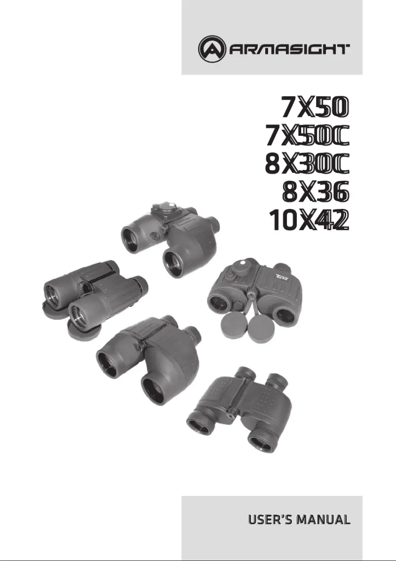 Page 1 de la notice Manuel utilisateur Armasight 8x36