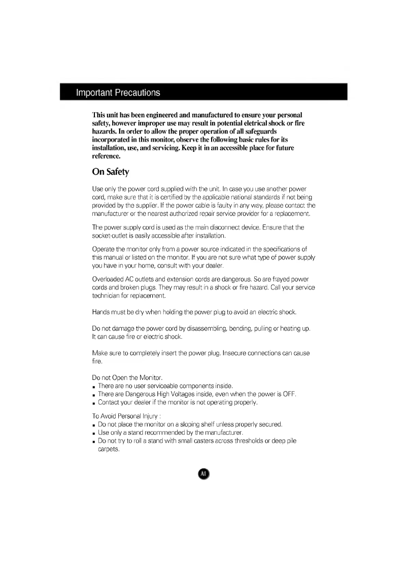 Página 1 del manual Manual de usuario LG T910SU