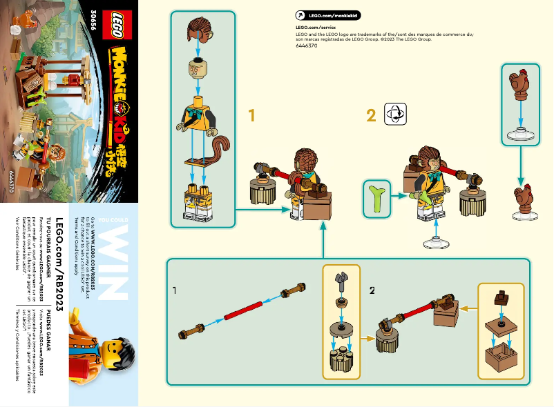 Page n°1 - Manuel utilisateur Lego Monkie Kid 30656