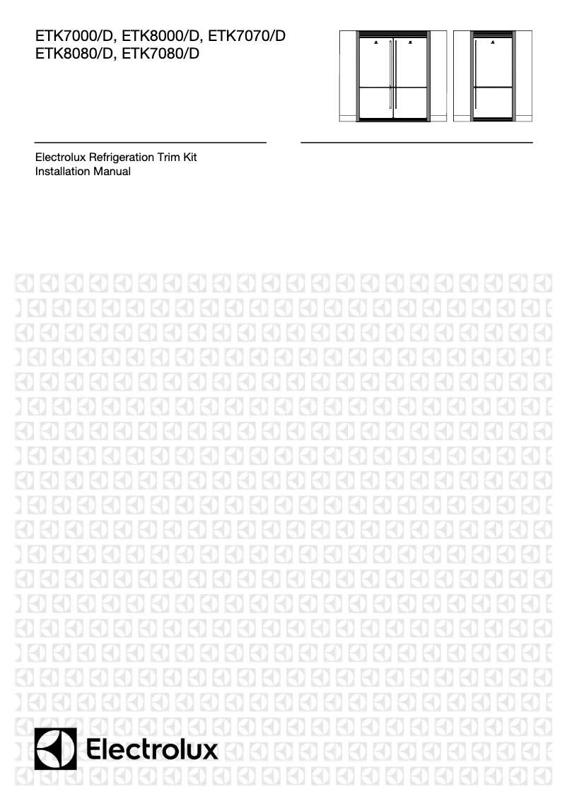 Image de la première page du manuel de l'appareil ETK7080