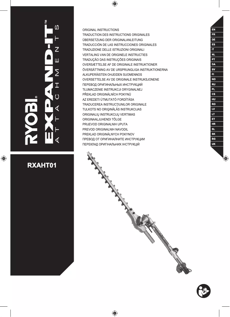 Imagen de la primera página del manual del dispositivo Expand-It RXAHT01