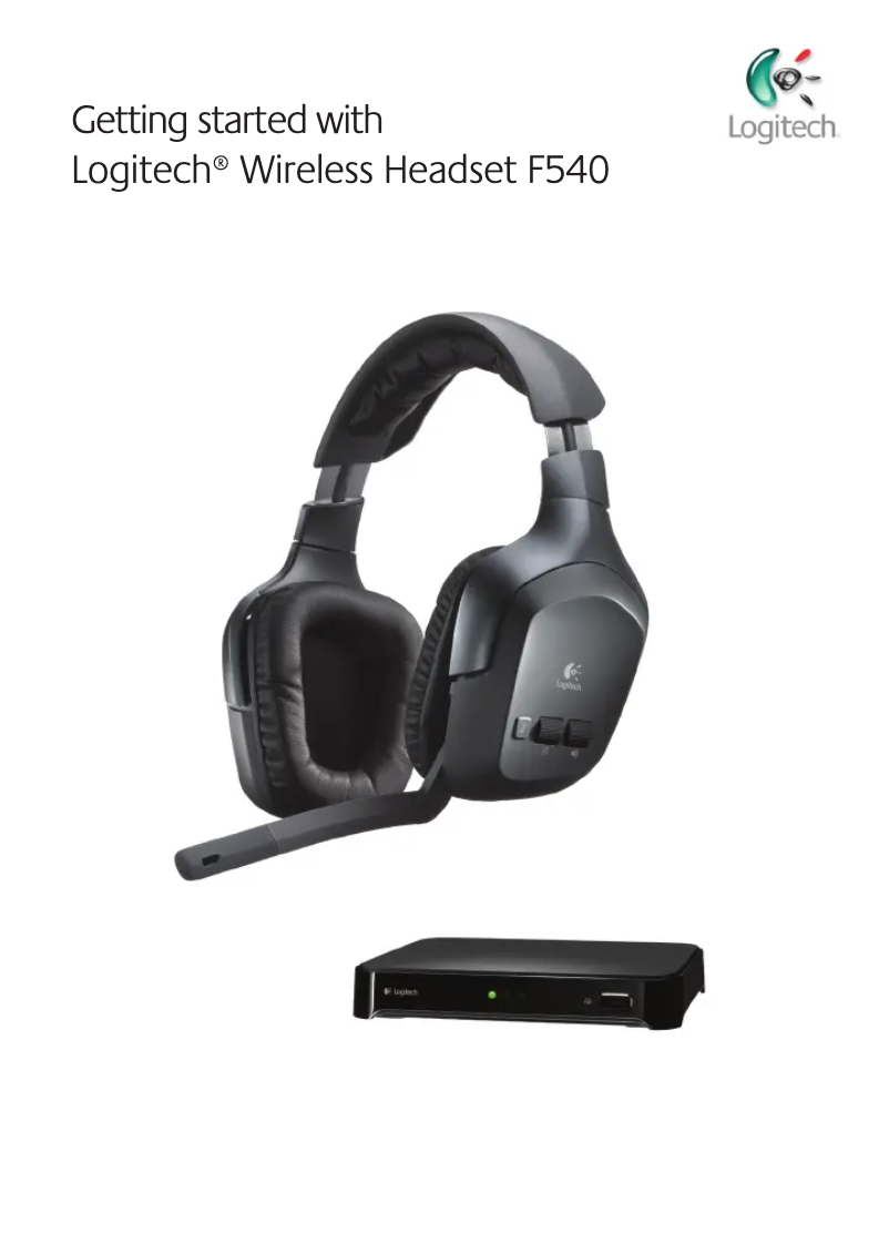 Page 1 de la notice Manuel utilisateur Logitech F540 Wireless