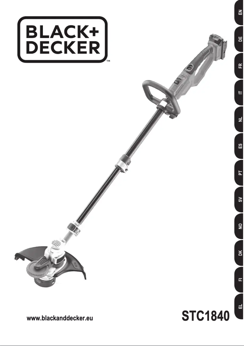 Image de la première page du manuel de l'appareil STC1840