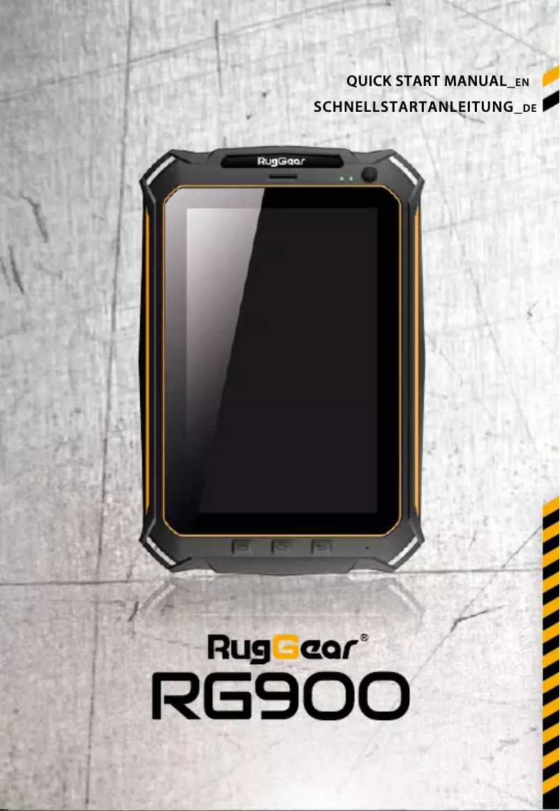Page n°1 - Manuel utilisateur RugGear RG900