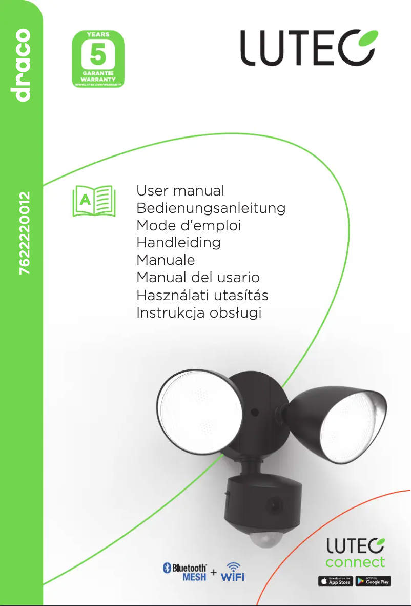 Página 1 del manual Manual de usuario Lutec Draco