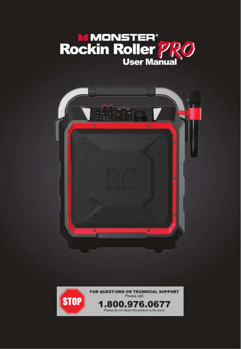 Image de la première page du manuel de l'appareil Rockin' Roller Pro