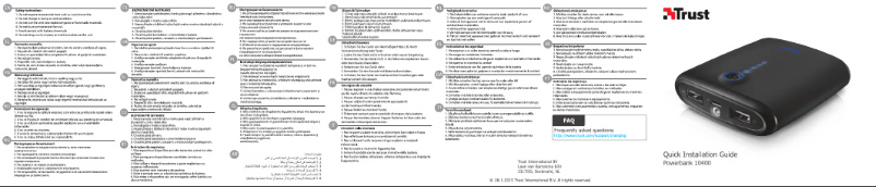 Page 1 de la notice Manuel utilisateur Trust XPO Powerbank 10400