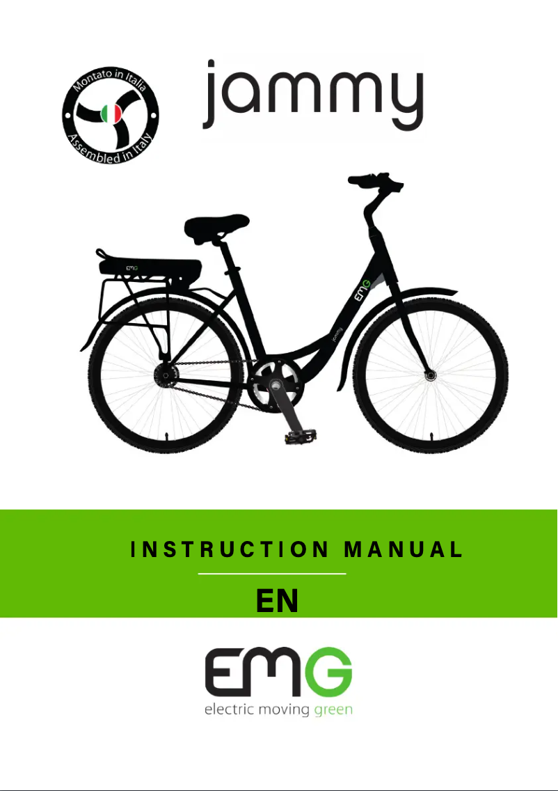 Imagen de la primera página del manual del dispositivo Jammy