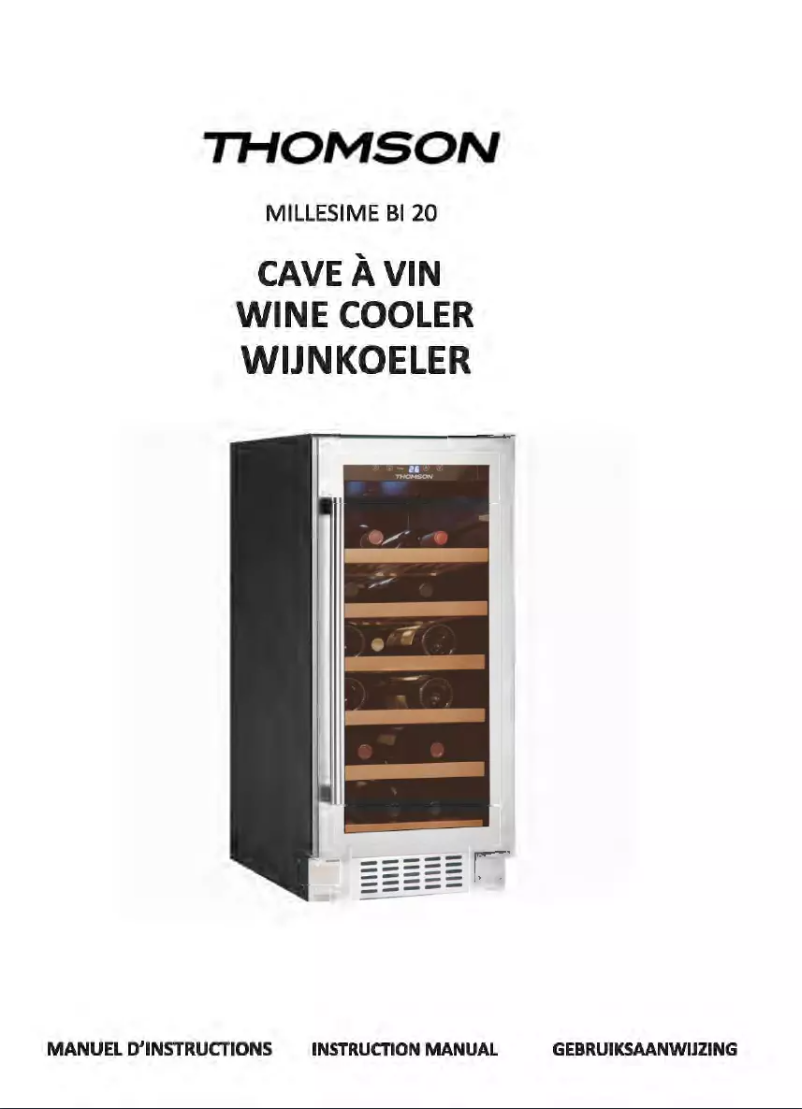Page 1 de la notice Manuel utilisateur Thomson Millesime BI 20