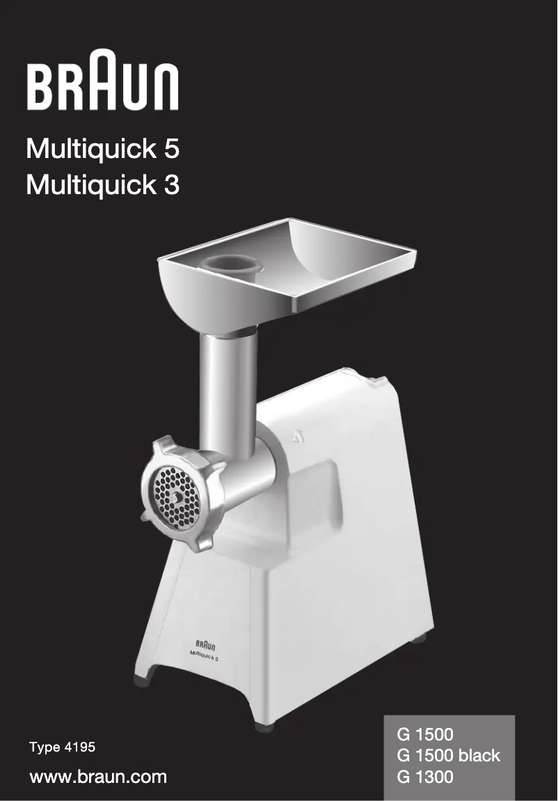 Imagen de la primera página del manual del dispositivo Multiquick 3 G1300