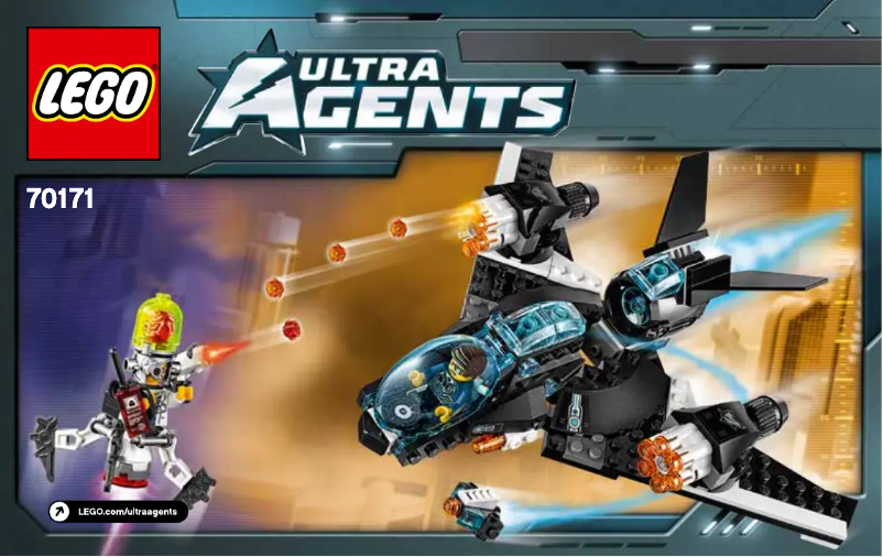Page 1 de la notice Manuel utilisateur Lego Ultra Agents 70171