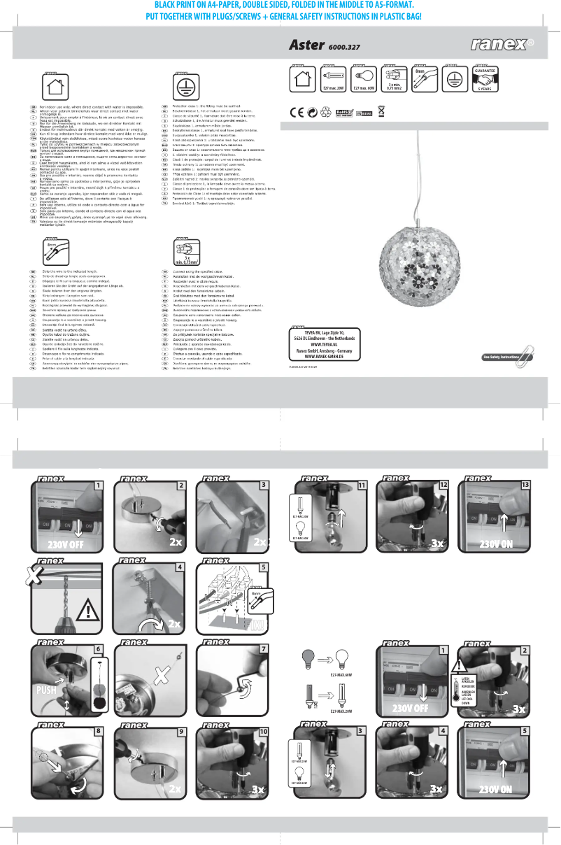 Image de la première page du manuel de l'appareil 10.013.22