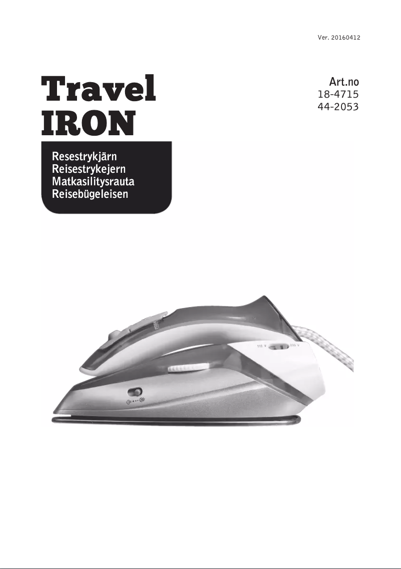 Page n°1 - Manuel utilisateur Clas Ohlson ES-2393