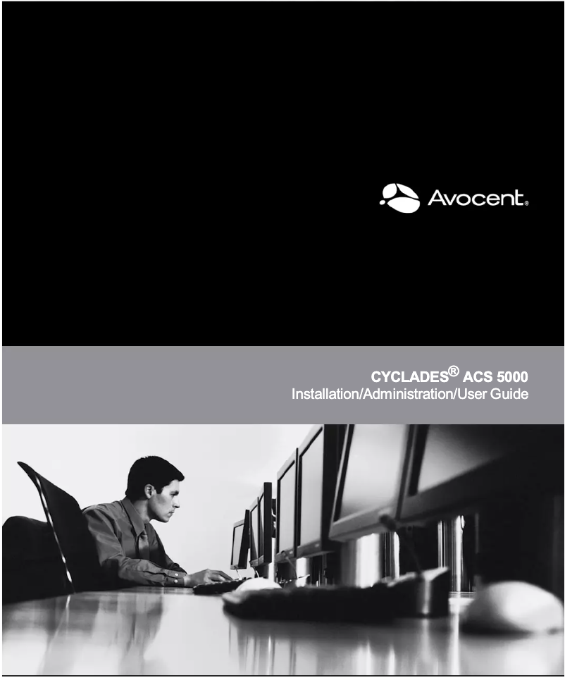 Page n°1 - Manuel utilisateur Avocent ACS5032DAC-001