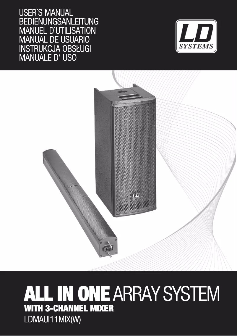 Page n°1 - Manuel utilisateur LD Systems MAUI 11 MIX