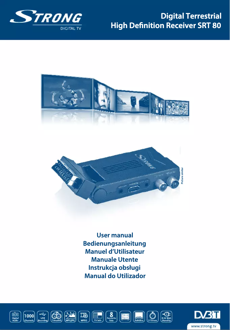 Image de la première page du manuel de l'appareil SRT 80