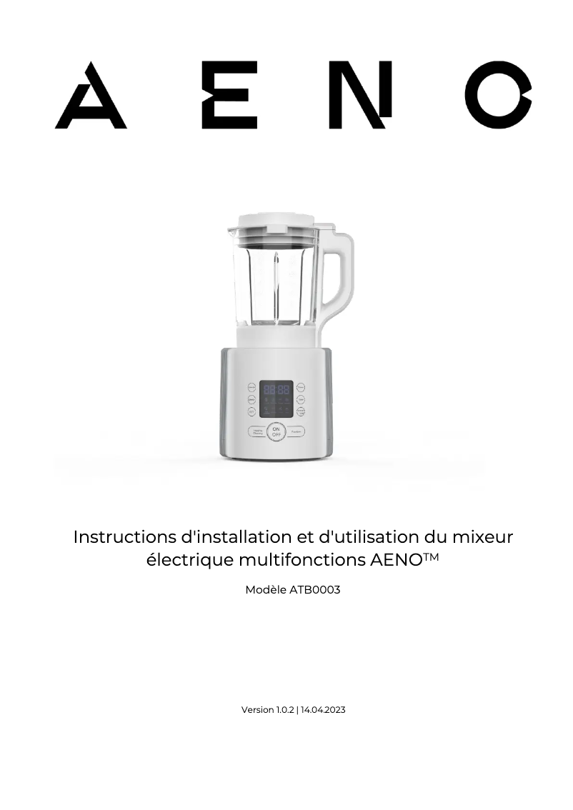 Image de la première page du manuel de l'appareil TB3