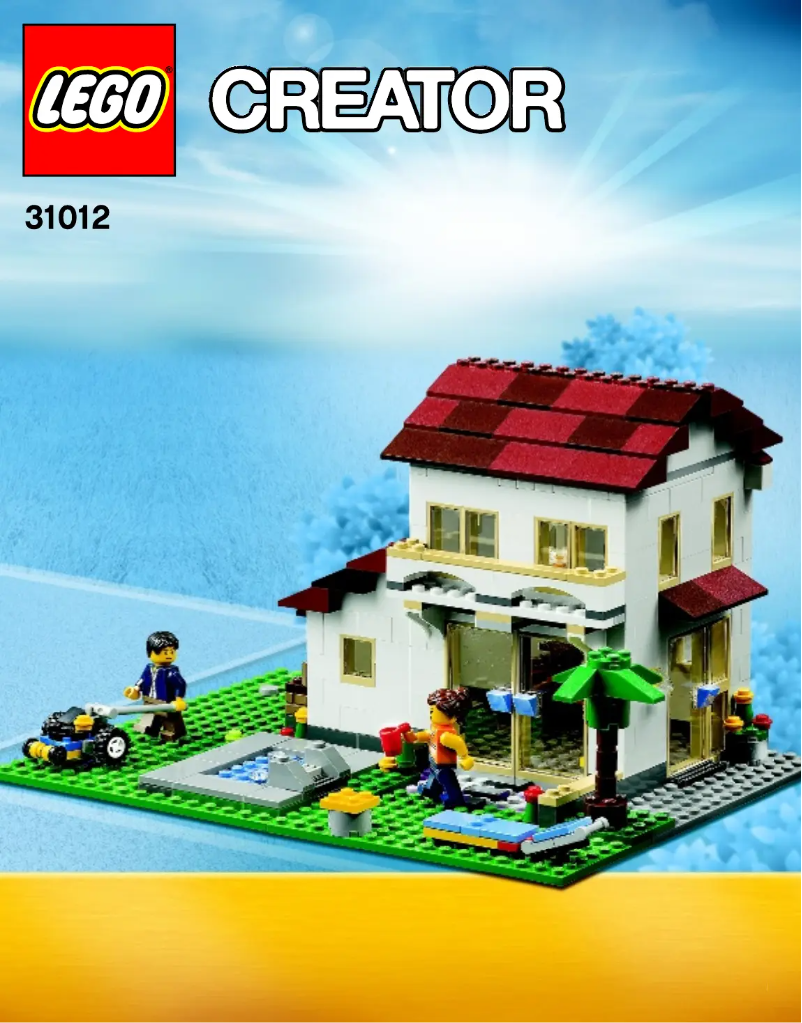 Page 1 de la notice Manuel utilisateur Lego Creator 31012