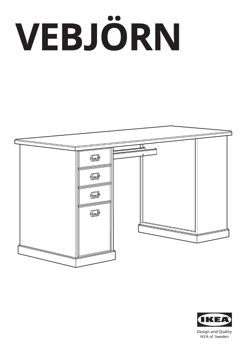 Image de la première page du manuel de l'appareil VEBJÖRN 705.488.50