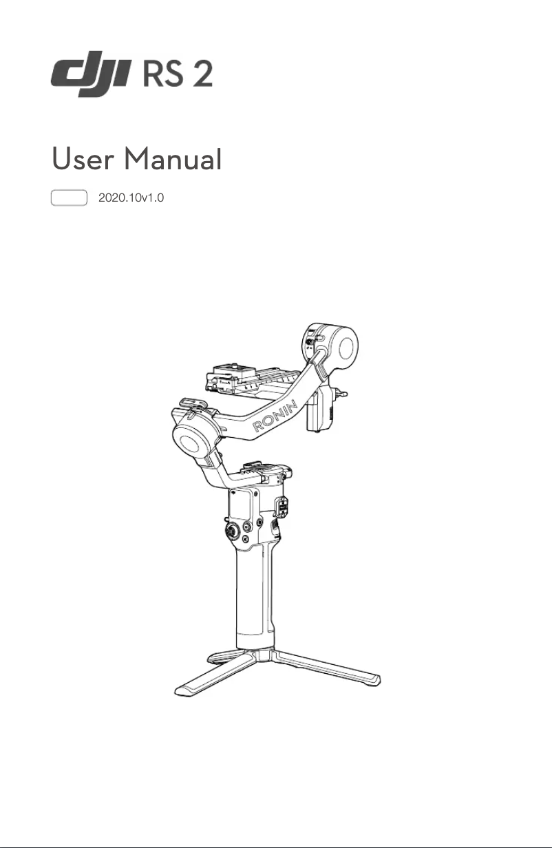 Page n°1 - Manuel utilisateur DJI Ronin RS 2