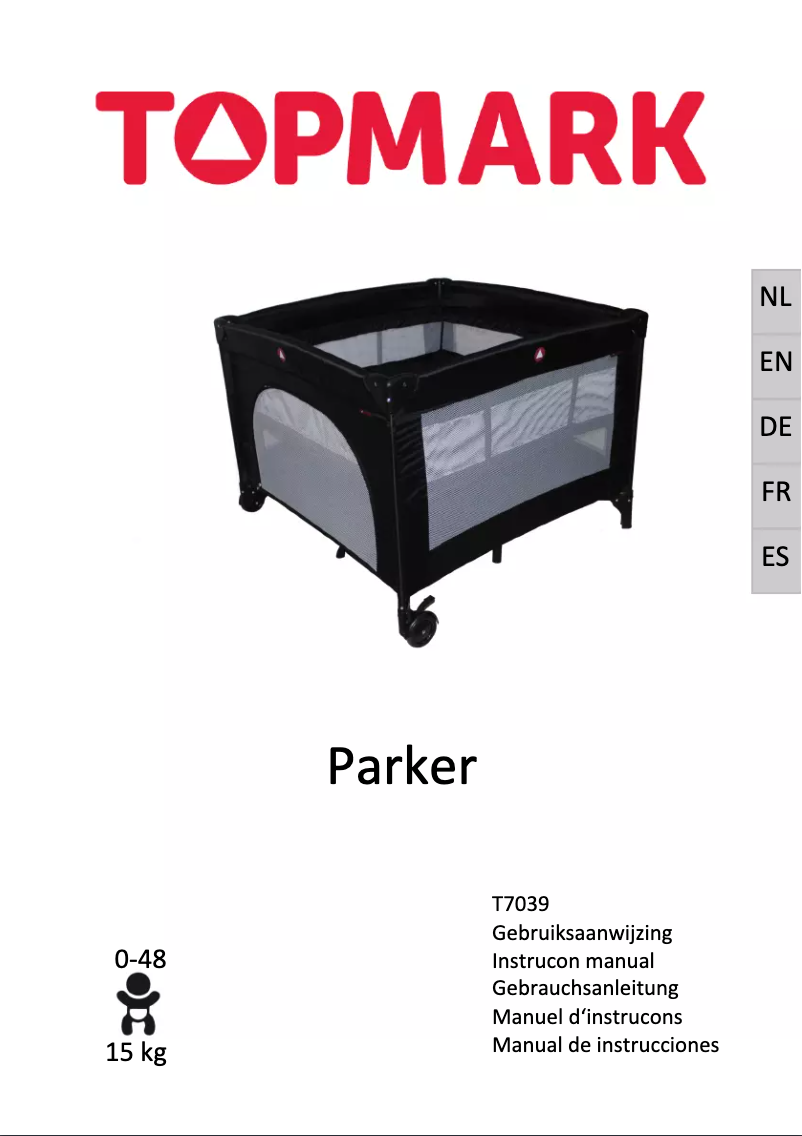 Image de la première page du manuel de l'appareil Parker T7039