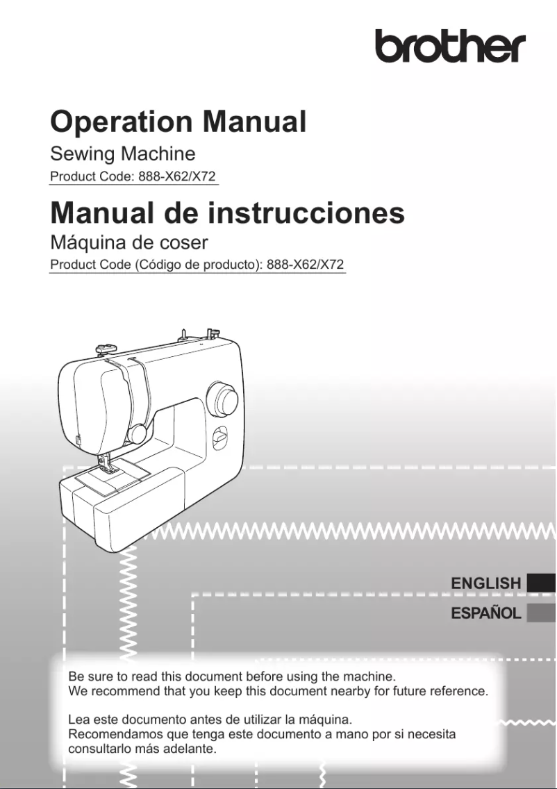 Página 1 del manual Manual de usuario Brother JS60