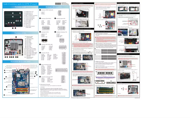 Imagen de la primera página del manual del dispositivo SZ87R6