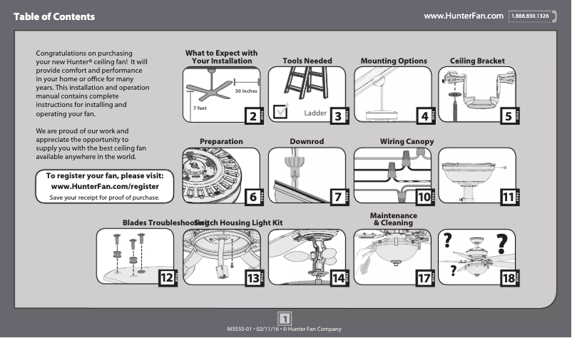 Image de la première page du manuel de l'appareil Morris County