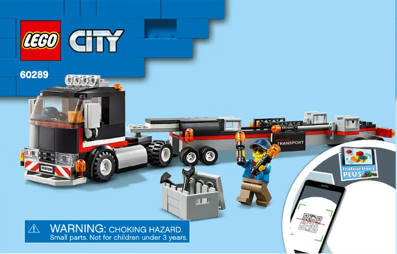 Page 1 de la notice Manuel utilisateur Lego City 60289