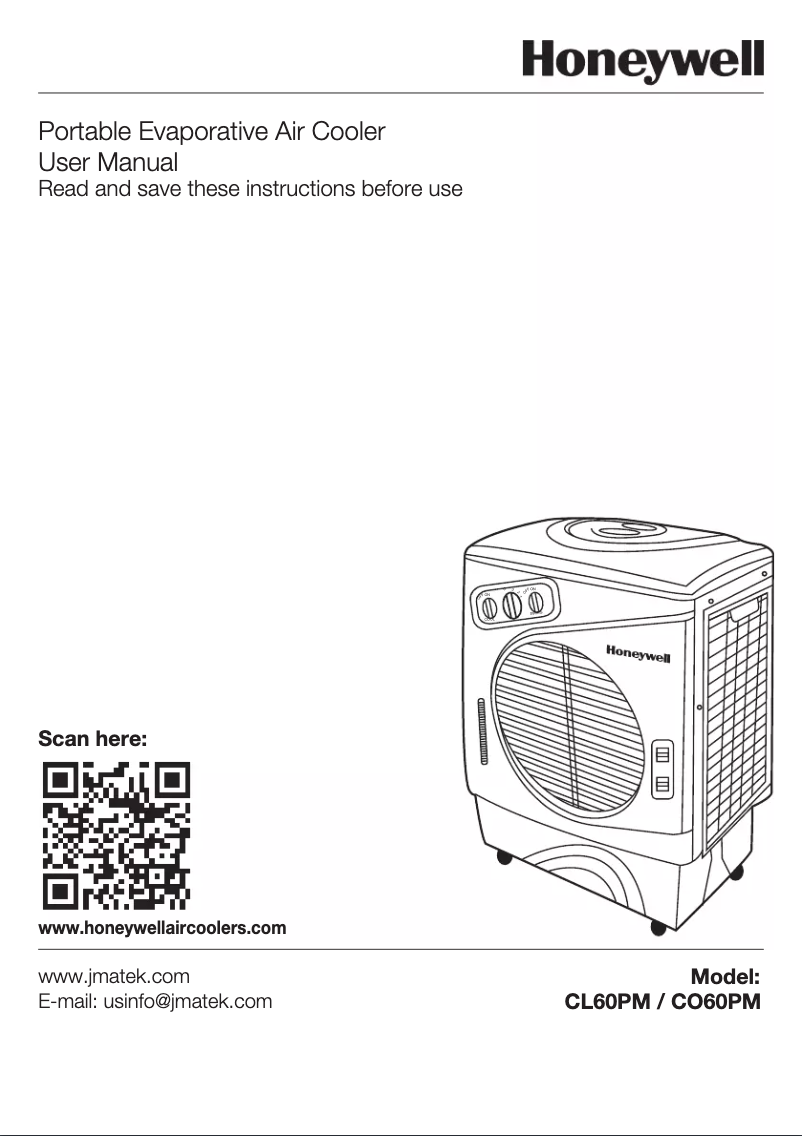 Image de la première page du manuel de l'appareil CO60PM