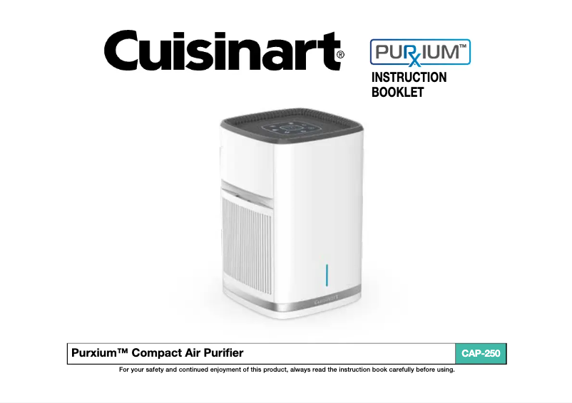 Image de la première page du manuel de l'appareil CAP-250