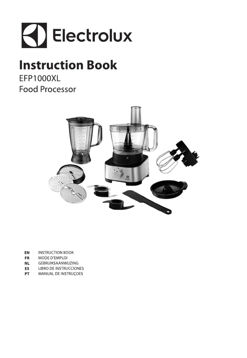 Page 1 de la notice Manuel utilisateur Electrolux EFP1000XL