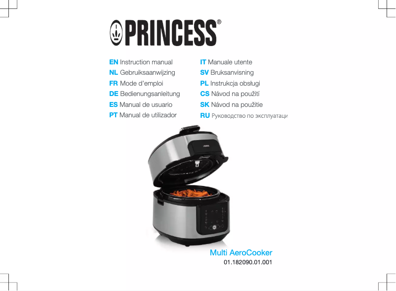 Página 1 del manual Manual de usuario Princess Multi AeroCooker 182090