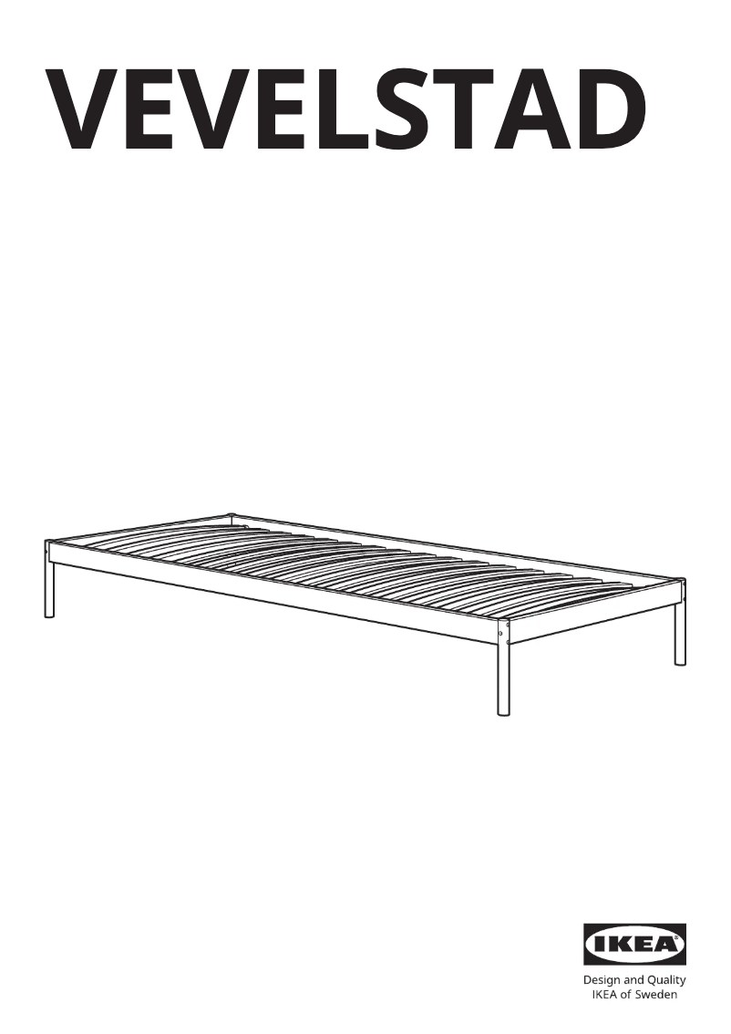 Image de la première page du manuel de l'appareil VEVELSTAD 205.182.71