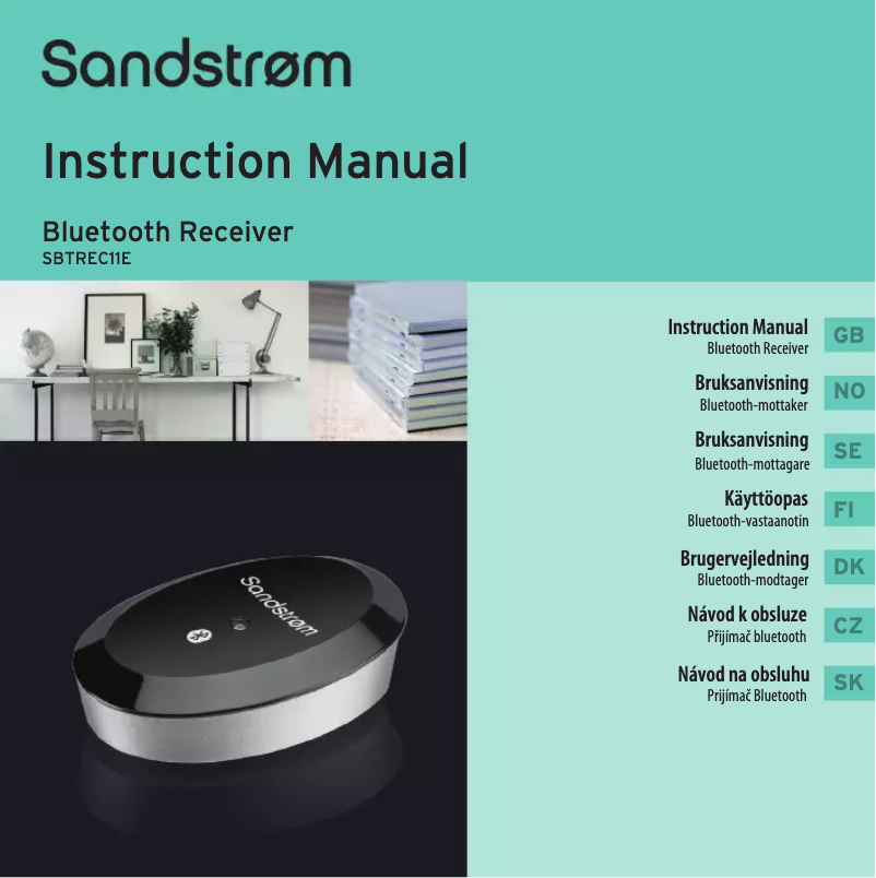 Page 1 de la notice Manuel utilisateur Sandstrøm SBTREC11E