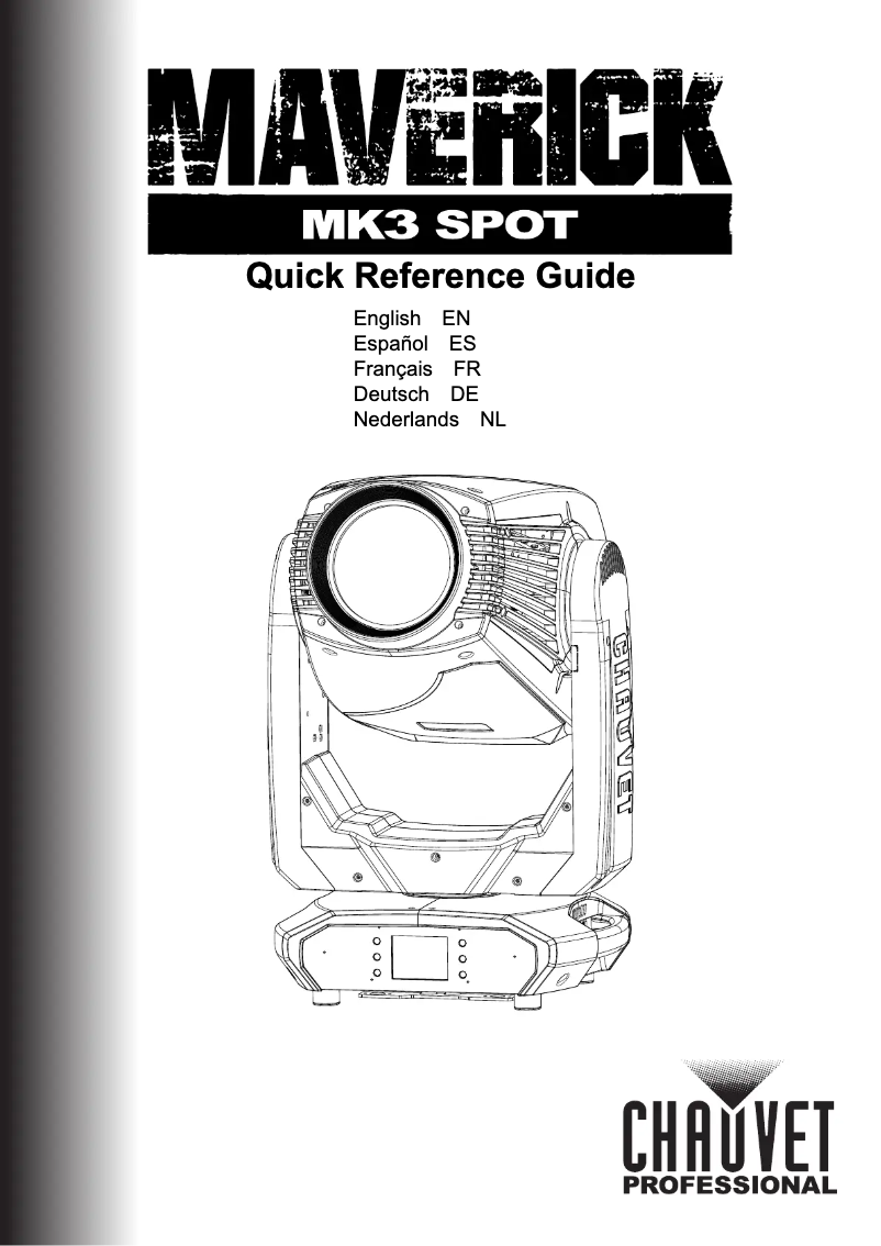 Imagen de la primera página del manual del dispositivo Maverick MK3 Spot