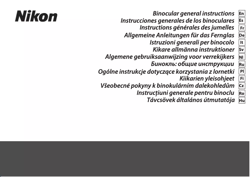 Page 1 de la notice Manuel utilisateur Nikon Monarch M5