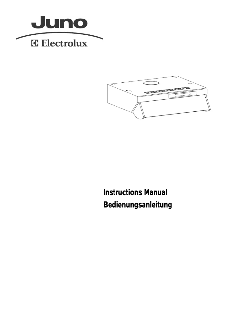 Page 1 de la notice Manuel utilisateur Juno Electrolux JDU1231E