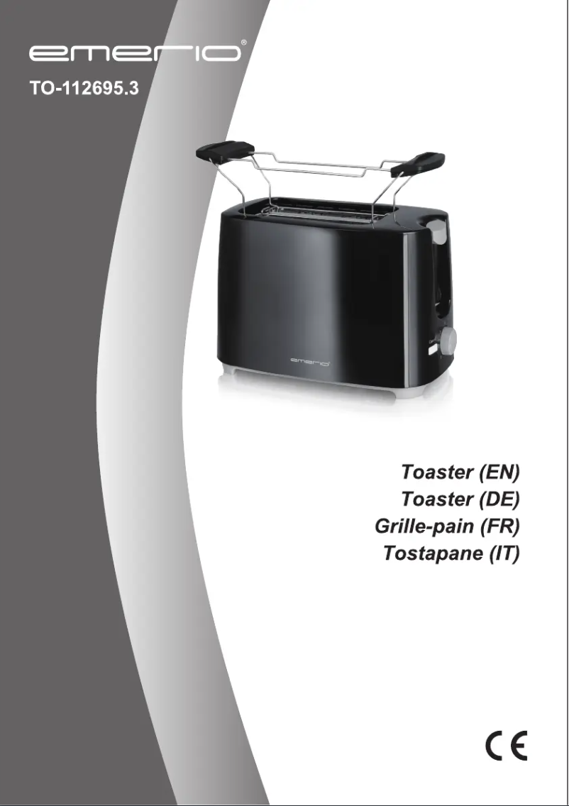 Page 1 de la notice Manuel utilisateur Emerio TO-112695.3